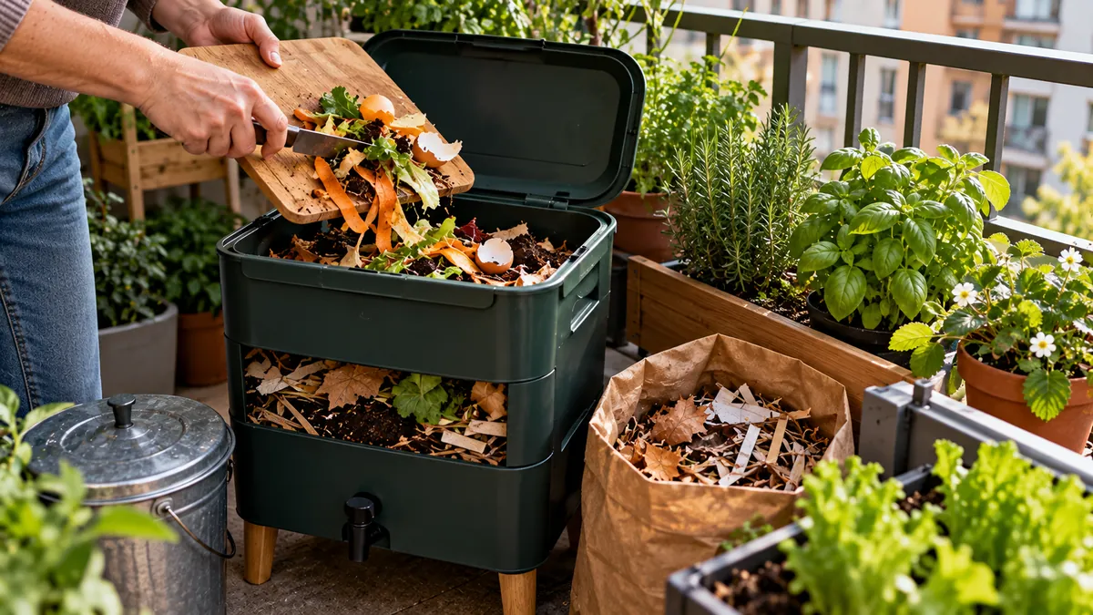 Composting in Small Spaces and Apartments