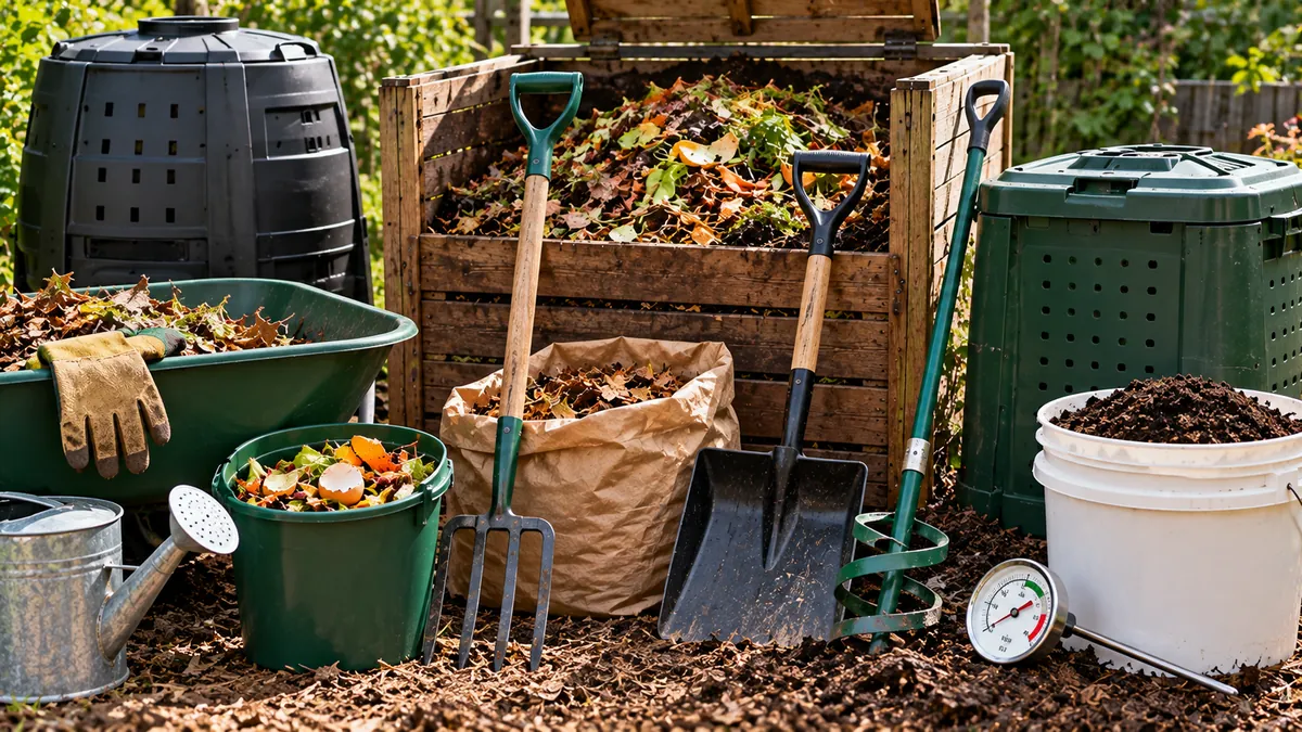 Composting Tools and Supplies