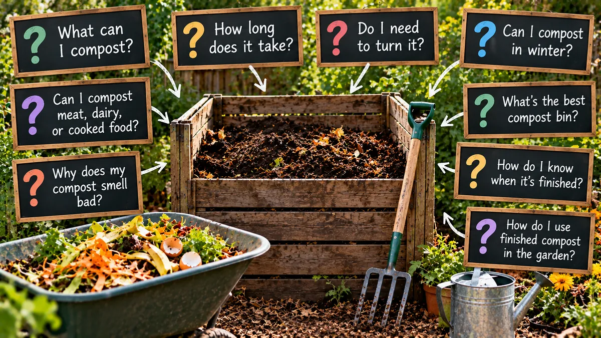 Frequently Asked Questions About Composting