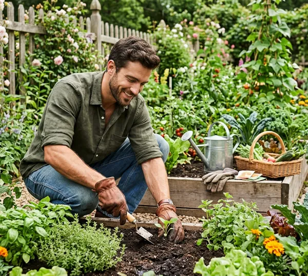 Rob Gardener, owner of LearnGardening.org