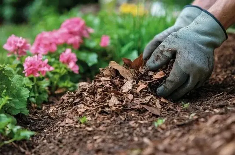 Mulching the Garden